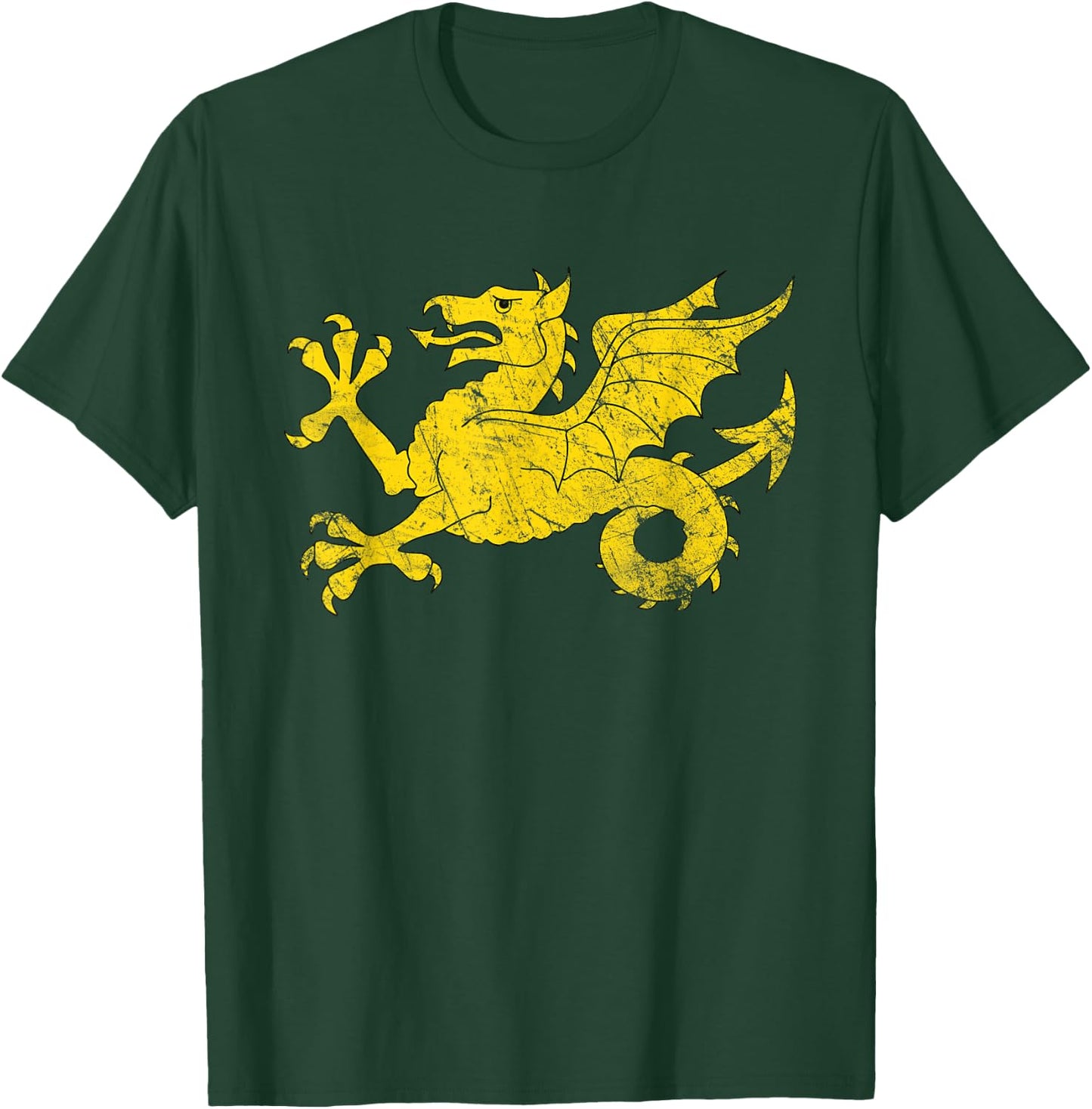 England Medieval Britain Ancient Dragon Wessex Wyvern Anglo T-Shirt - T-Shirt | Forest