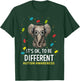 It’s Ok To Be Different Autism Awareness Cute Elephant T-Shirt - T-Shirt | Forest