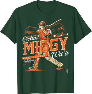 Miguel Cabrera Gettin' Miggy With It - Apparel T-Shirt - T-Shirt | Forest