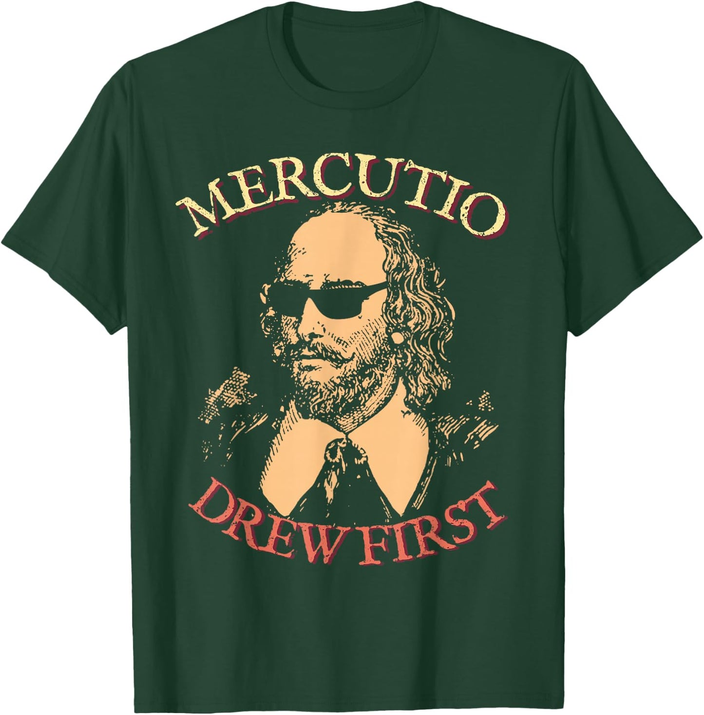 Mercutio Drew First William Shakespeare Romeo & Juliet T-Shirt - T-Shirt | Forest