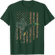 Duck Hunter American Flag Waterfowl Hunting Camouflage Small T-Shirt - T-Shirt | Forest