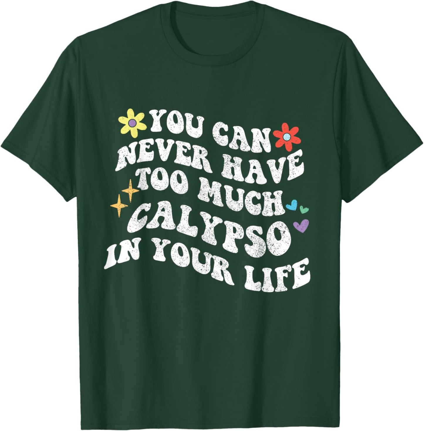 Retro Groovy You Can Never Have Too Much Calypso In Your T-Shirt - T-Shirt | Forest