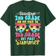 Good Bye 2nd Grade On My Way to 3rd Grade Boy Girl Student T-Shirt - T-Shirt | Forest