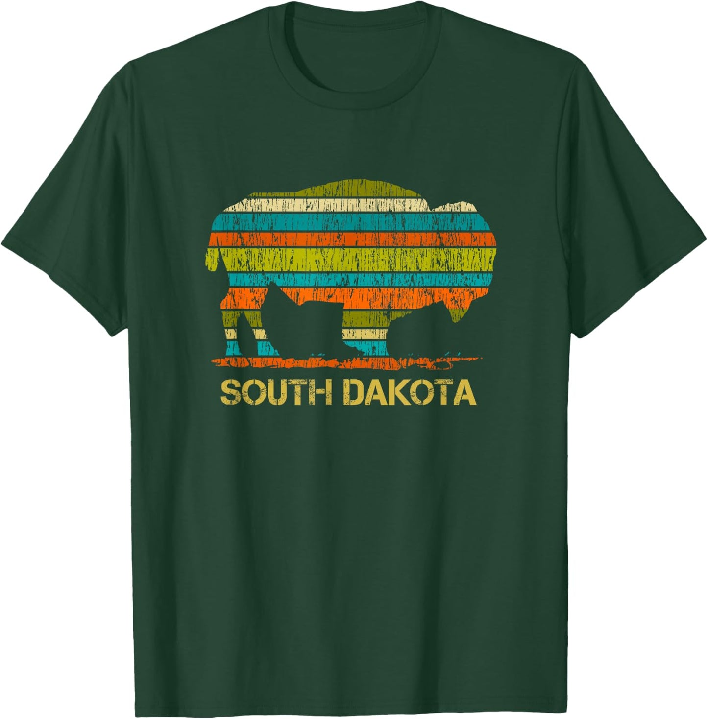 Buffalo for a South Dakota Vacation T-Shirt - T-Shirt | Forest