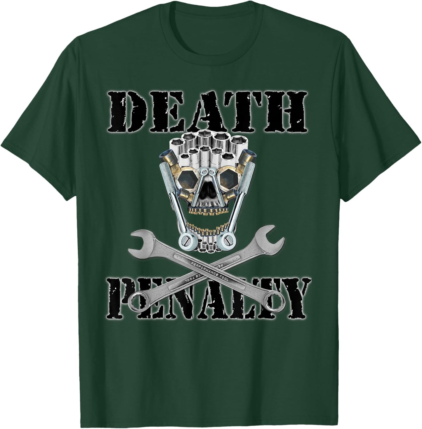 Death Penalty Skull made out of Tools Shirt T-Shirt - T-Shirt | Forest