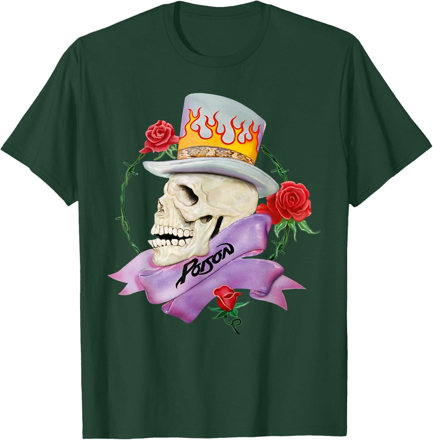 Poison - Every Rose T-Shirt - T-Shirt | Forest