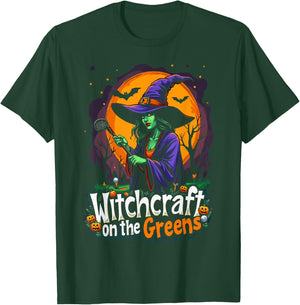 Golf Halloween Spooky Golf Player GolferTrick Or Treat T-Shirt - T-Shirt | Forest