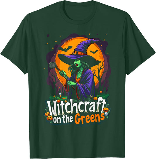 Golf Halloween Spooky Golf Player GolferTrick Or Treat T-Shirt - T-Shirt | Forest