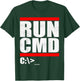 Run CMD Computer Nerd T Shirt T-Shirt - T-Shirt | Forest