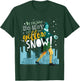 Kids Elf Buddy Don't Eat The Yellow Snow Skyline Text Poster T-Shirt - T-Shirt | Forest