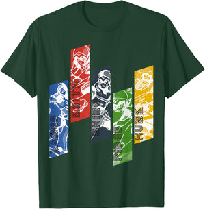 Voltron Legendary Defender 5 Lions with Names T-Shirt - T-Shirt | Forest