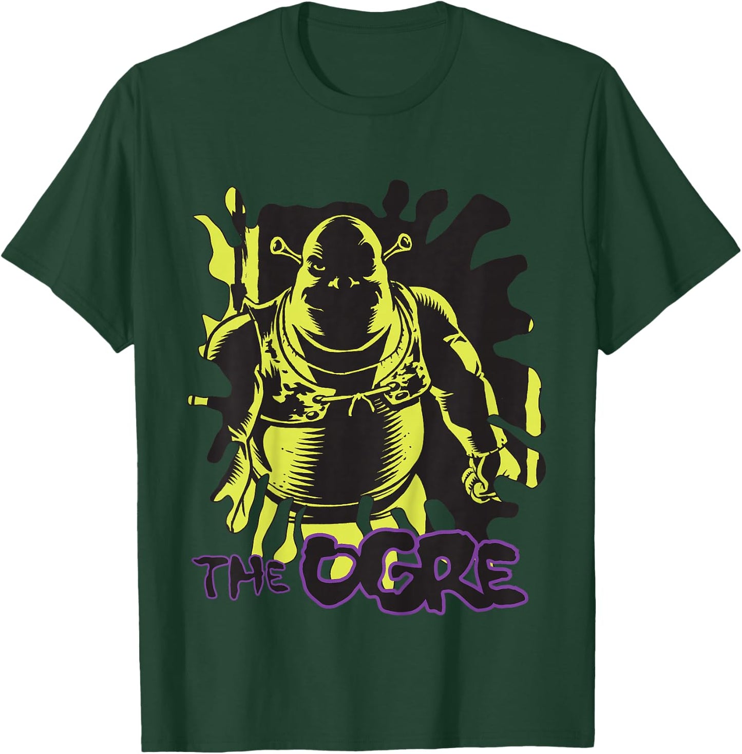 Kids DreamWorks Shrek the Ogre Splash T-Shirt - T-Shirt | Forest