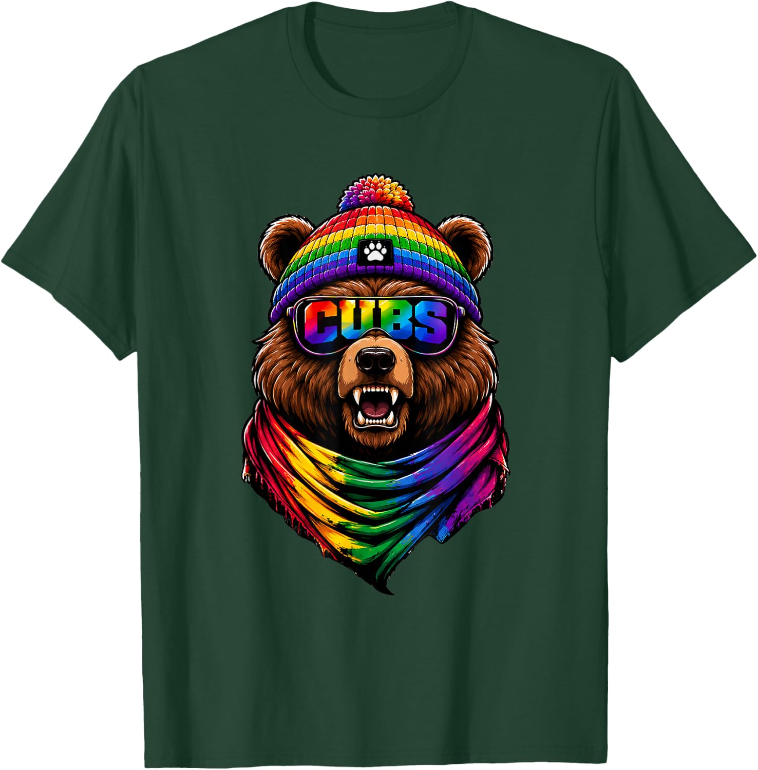 Vintage Cubs Last Name Pride Cubss Namee American Style T-Shirt - T-Shirt | Forest
