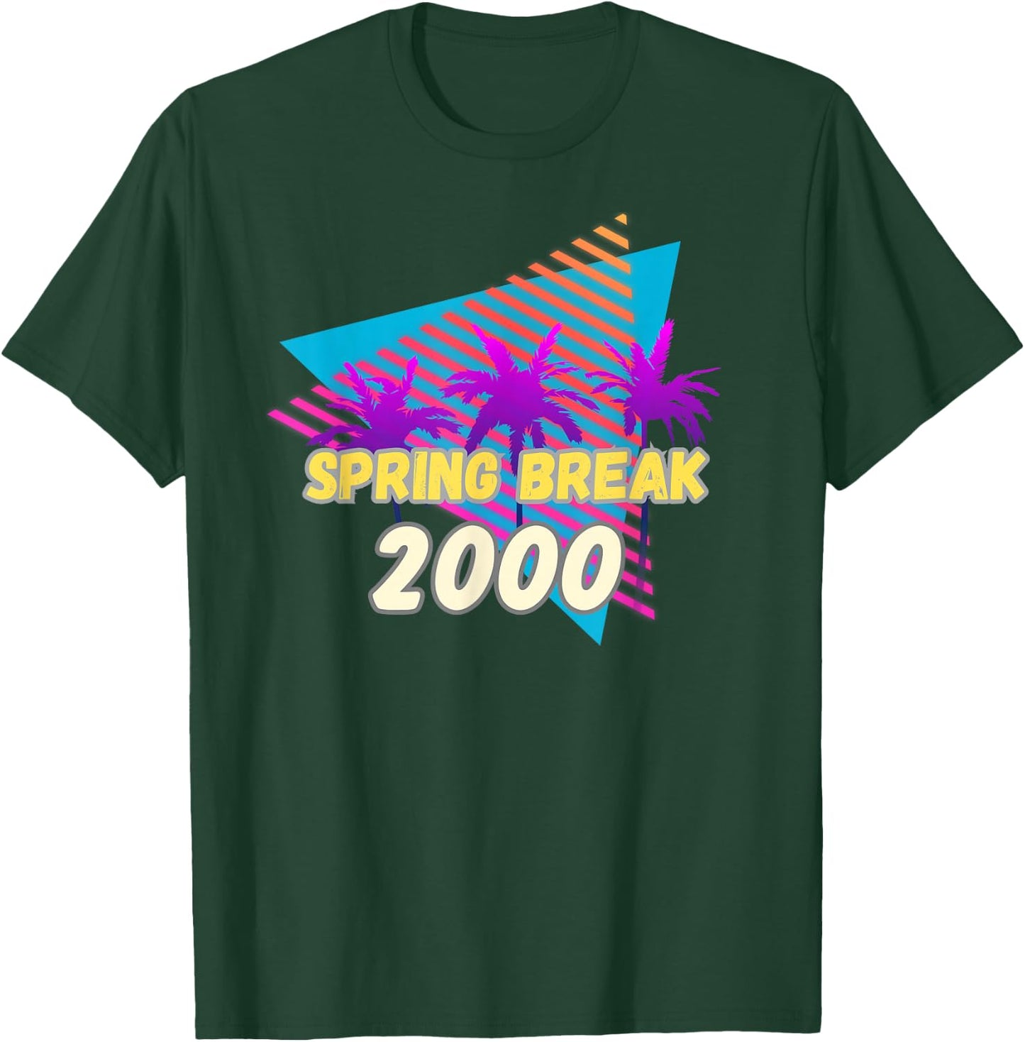 Spring Break 2000 | 00s Beach Party Wear T-Shirt - T-Shirt | Forest
