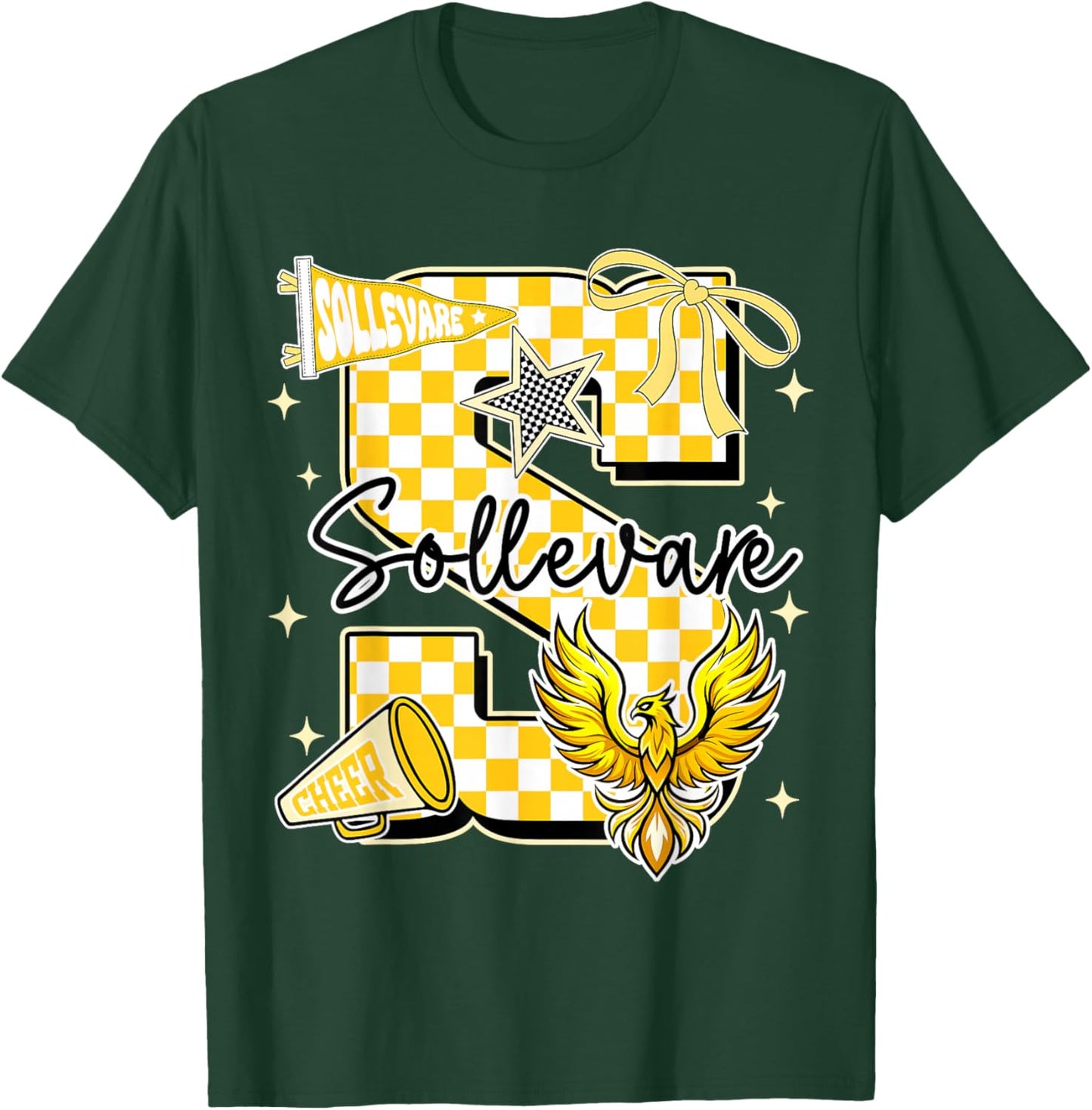 I Love Sollevare First Name Personalized Varsity T-Shirt - T-Shirt | Forest