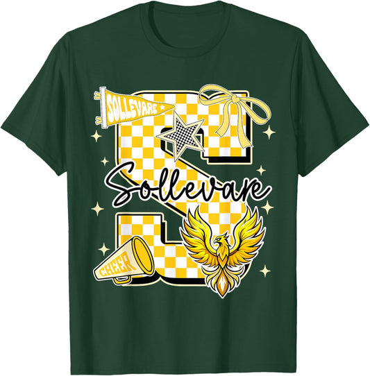 I Love Sollevare First Name Personalized Varsity T-Shirt - T-Shirt | Forest