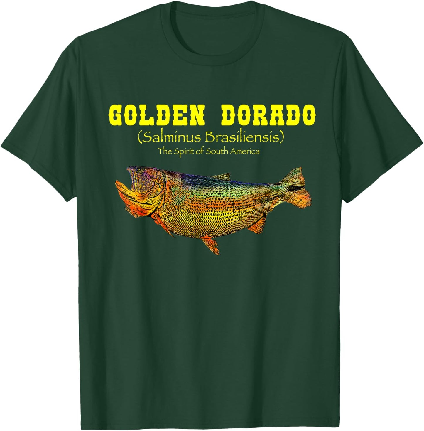 Golden Dorado. The spirit of South America T-Shirt - T-Shirt | Forest