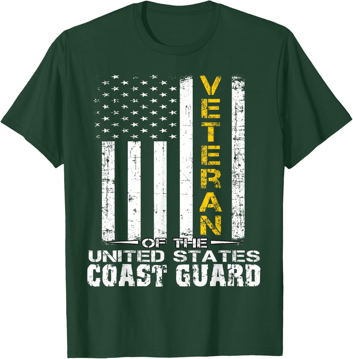 Veteran of the United States US Coast Guard T-Shirt - T-Shirt | Forest