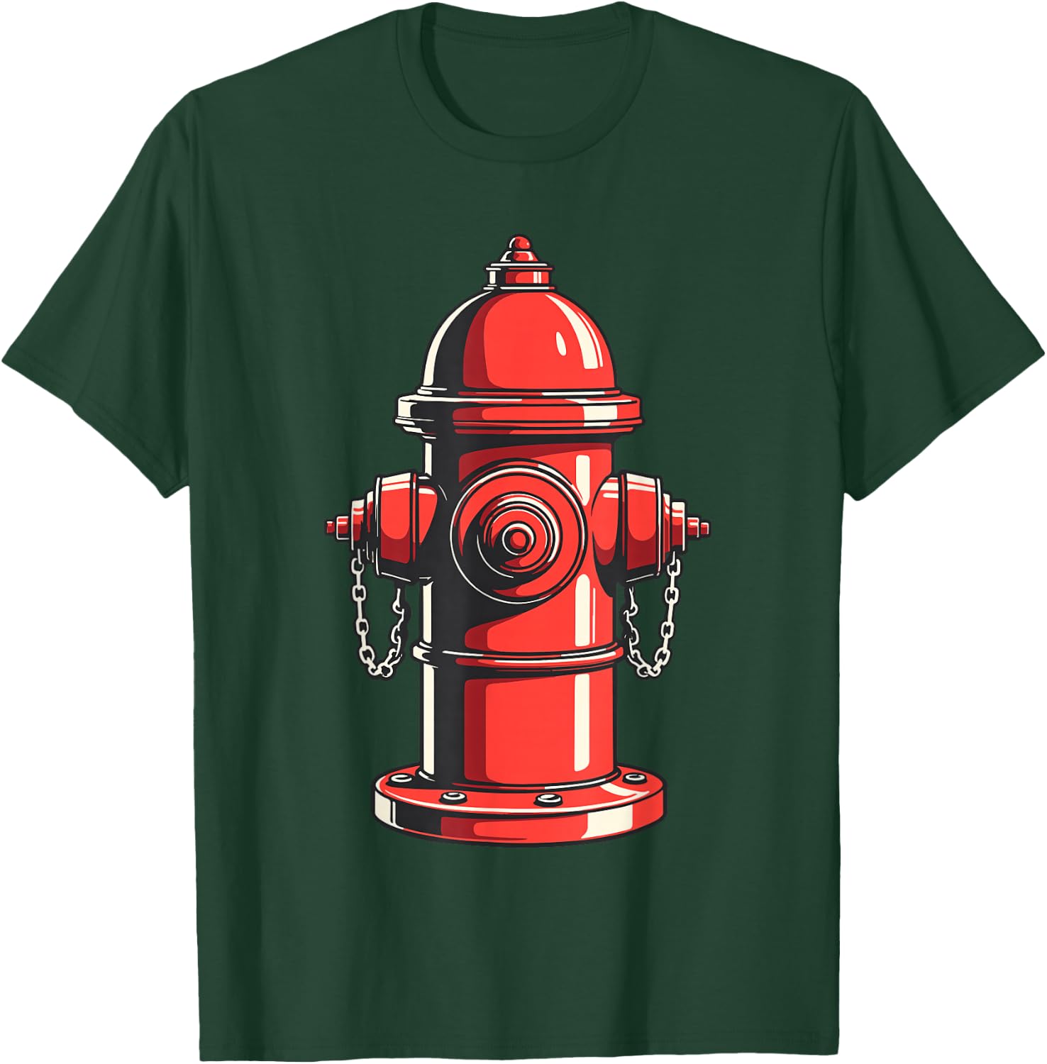 Fire Hydrant Shirt Kids Adult Men Women Fire Hydrant Costume T-Shirt - T-Shirt | Forest