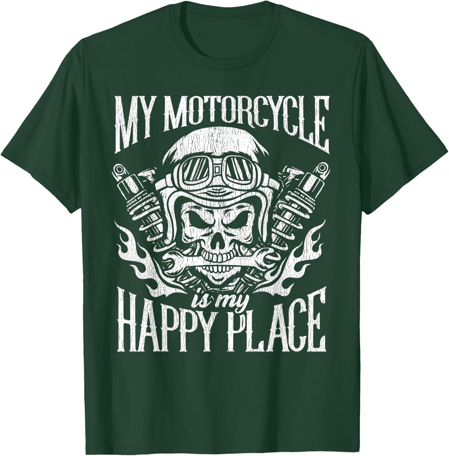 Motorcycle Funny Humor Motorcycles Biker Quotes Sayings T-Shirt - T-Shirt | Forest
