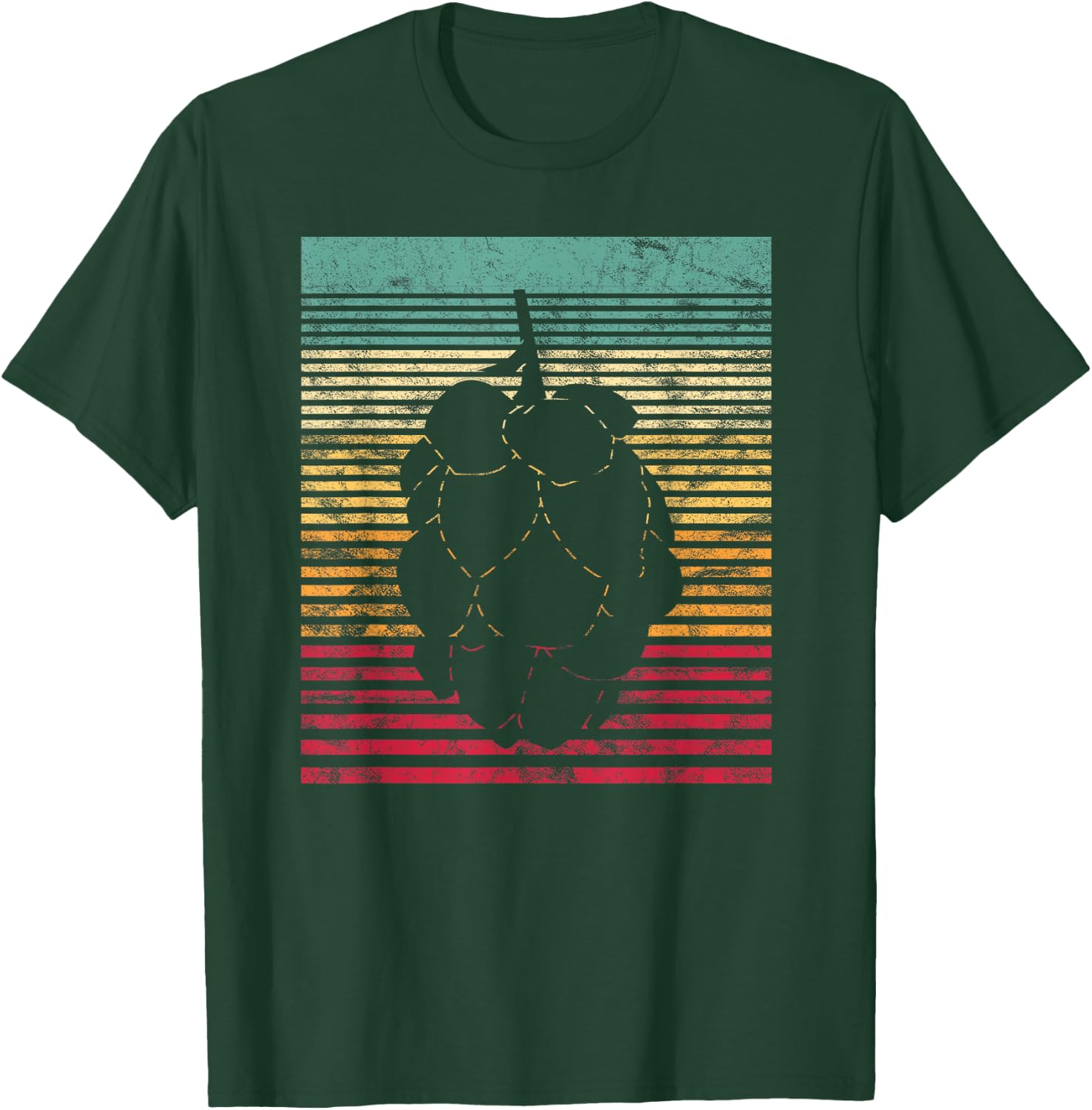 Craft Beer Retro Vintage Hops Leaf Beer Brewing 80's Style T-Shirt - T-Shirt | Forest
