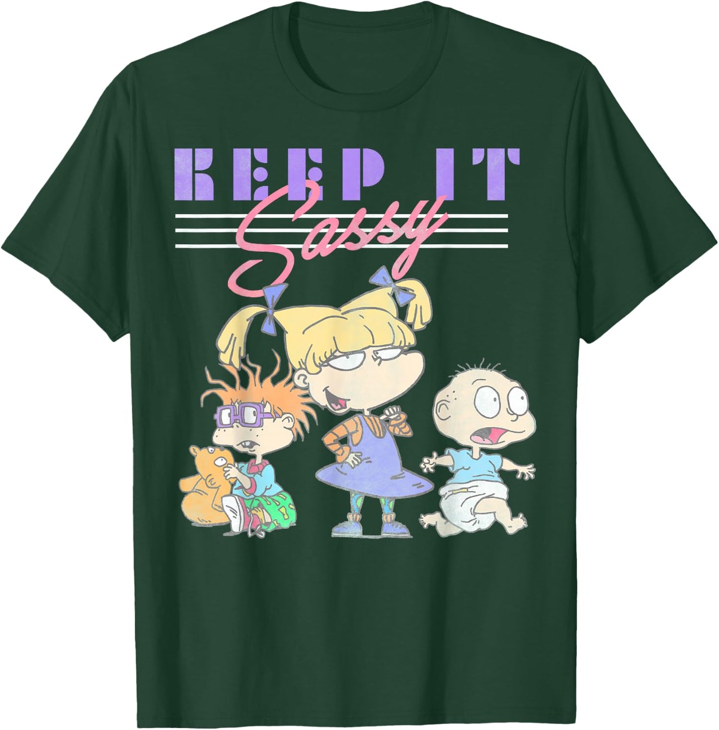 Nickelodeon Rugrats Angelica Keep It Sassy T-Shirt - T-Shirt | Forest