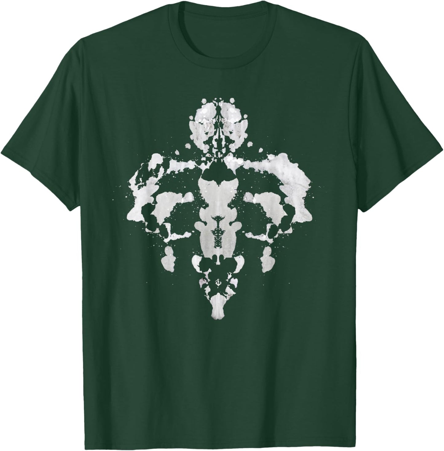 Rorschach Ink Blot Test T Shirt white Psychology gift T-Shirt - T-Shirt | Forest