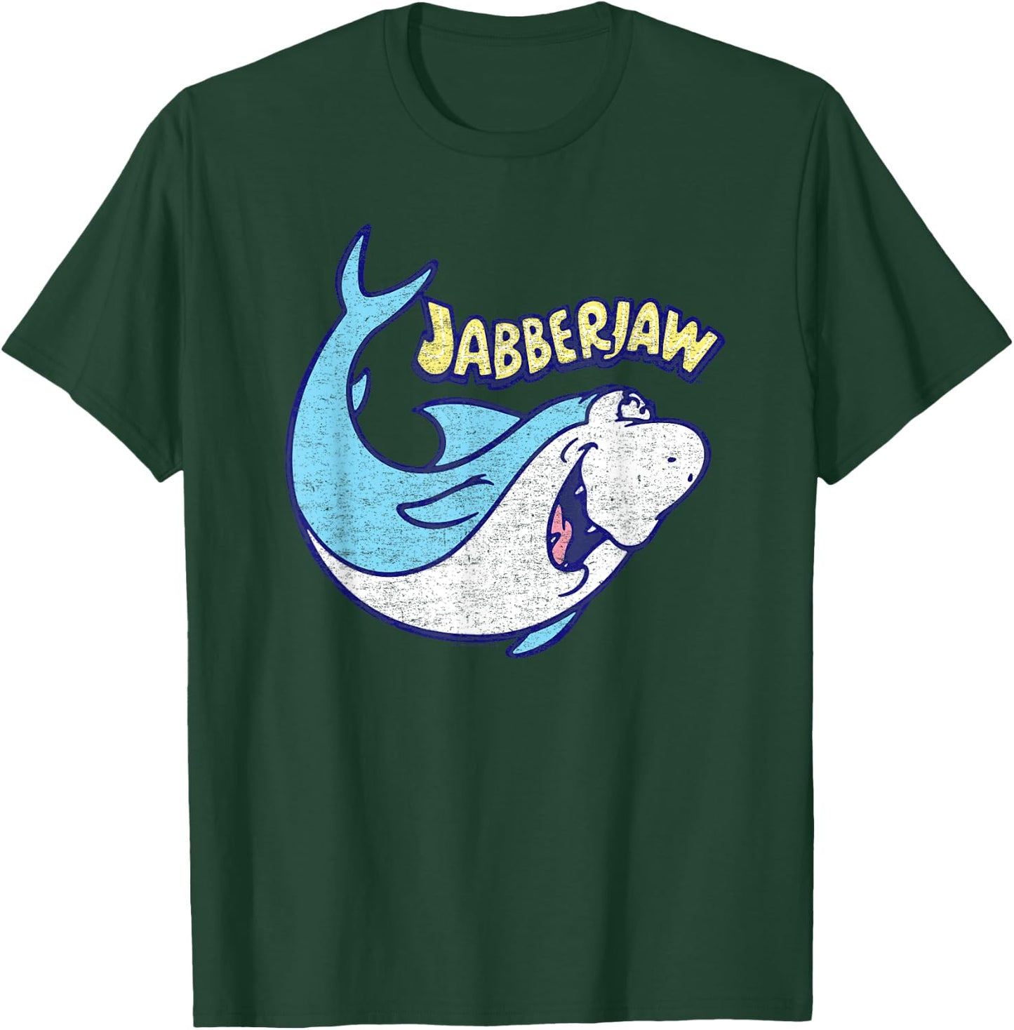 Hanna-Barbera Jabberjaw Retro Swim , -Adults, Kids, Blue, Short Sleeve, Small T-Shirt - T-Shirt | Forest