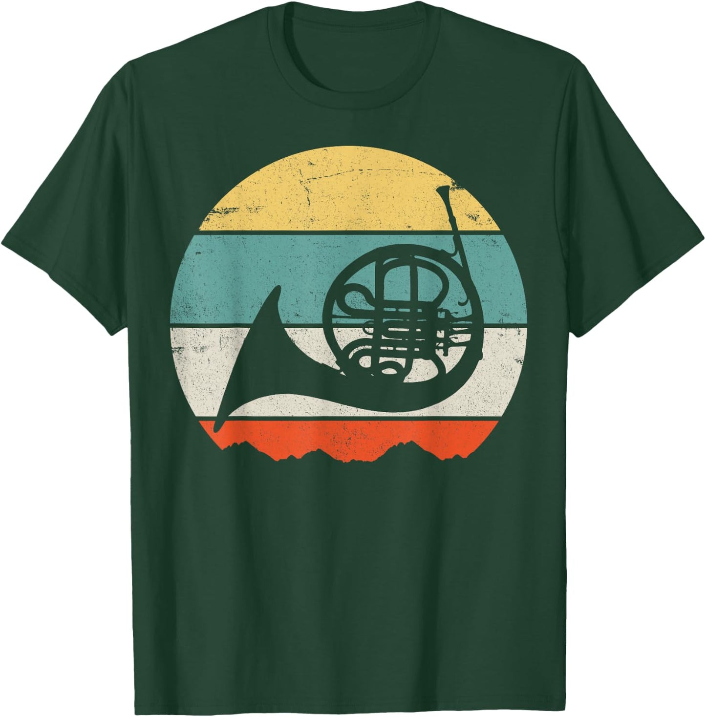 French Horn T-Shirt - T-Shirt | Forest