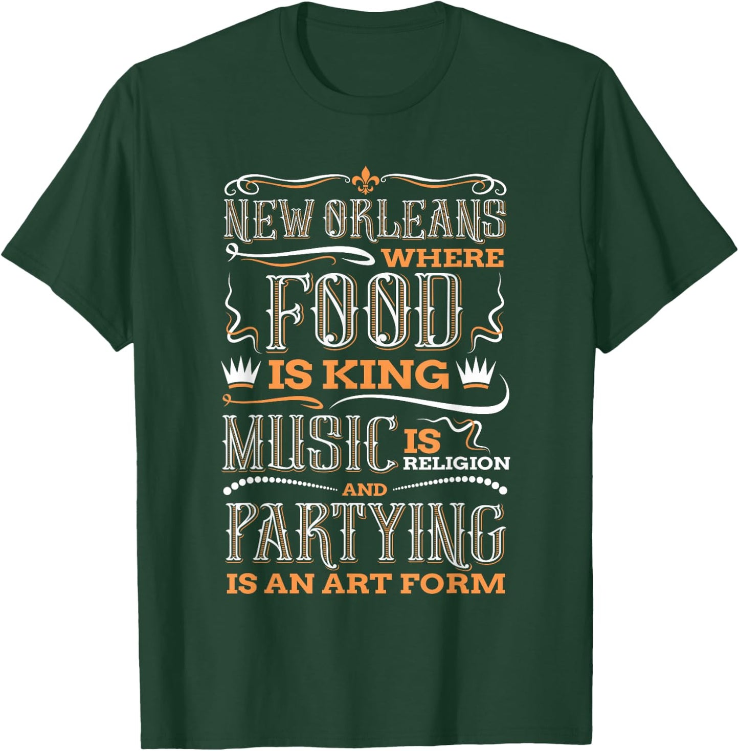 New Orleans Louisiana Vintage Souvenir Gift T-Shirt - T-Shirt | Forest