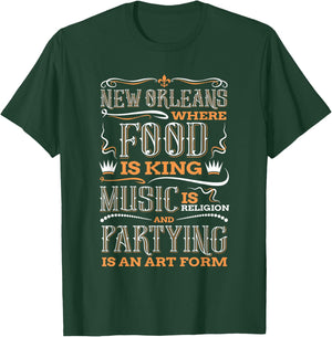 New Orleans Louisiana Vintage Souvenir Gift T-Shirt - T-Shirt | Forest