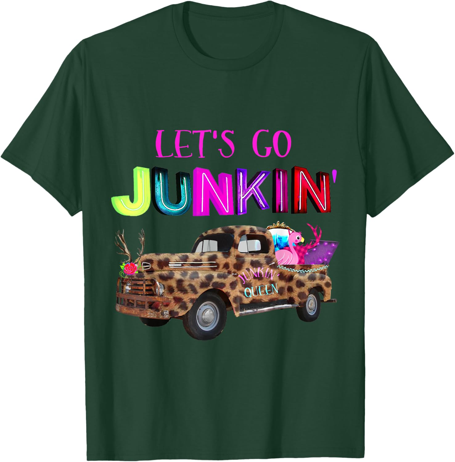 Junkin , Flea Markets, Vintage, Junker T-Shirt - T-Shirt | Forest