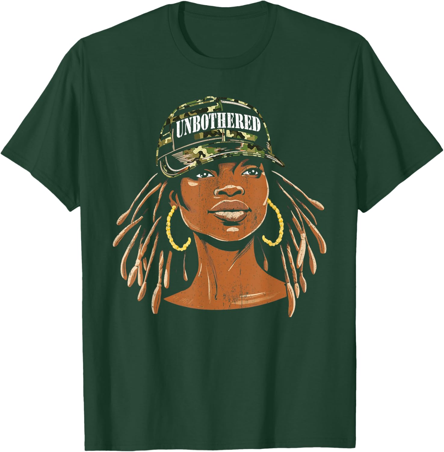 Sassy Black Woman Black History African American T-Shirt - T-Shirt | Forest