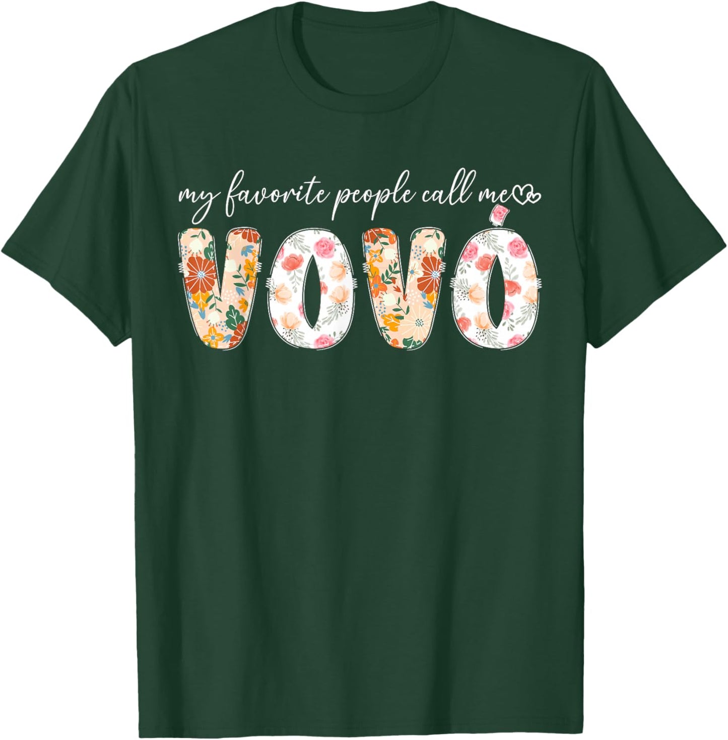 Proud Vovó Grandma Vovó Grandmother T-Shirt - T-Shirt | Forest