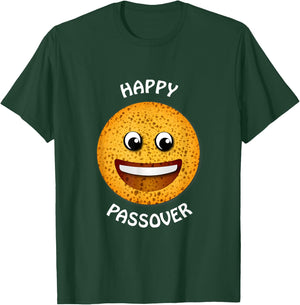 Happy Passover Matzah Shirt Jewish Israel Hebrew T-Shirt - T-Shirt | Forest
