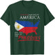 USA I May Live In America But I Was Made In The Philippines T-Shirt - T-Shirt | Forest