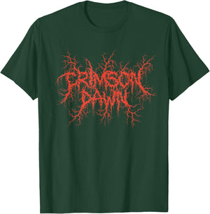 Crimson Dawn - Death Metal Logo T-Shirt - T-Shirt | Forest