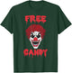 Scary Clown Free Candy Evil Halloween T-Shirt - T-Shirt | Forest