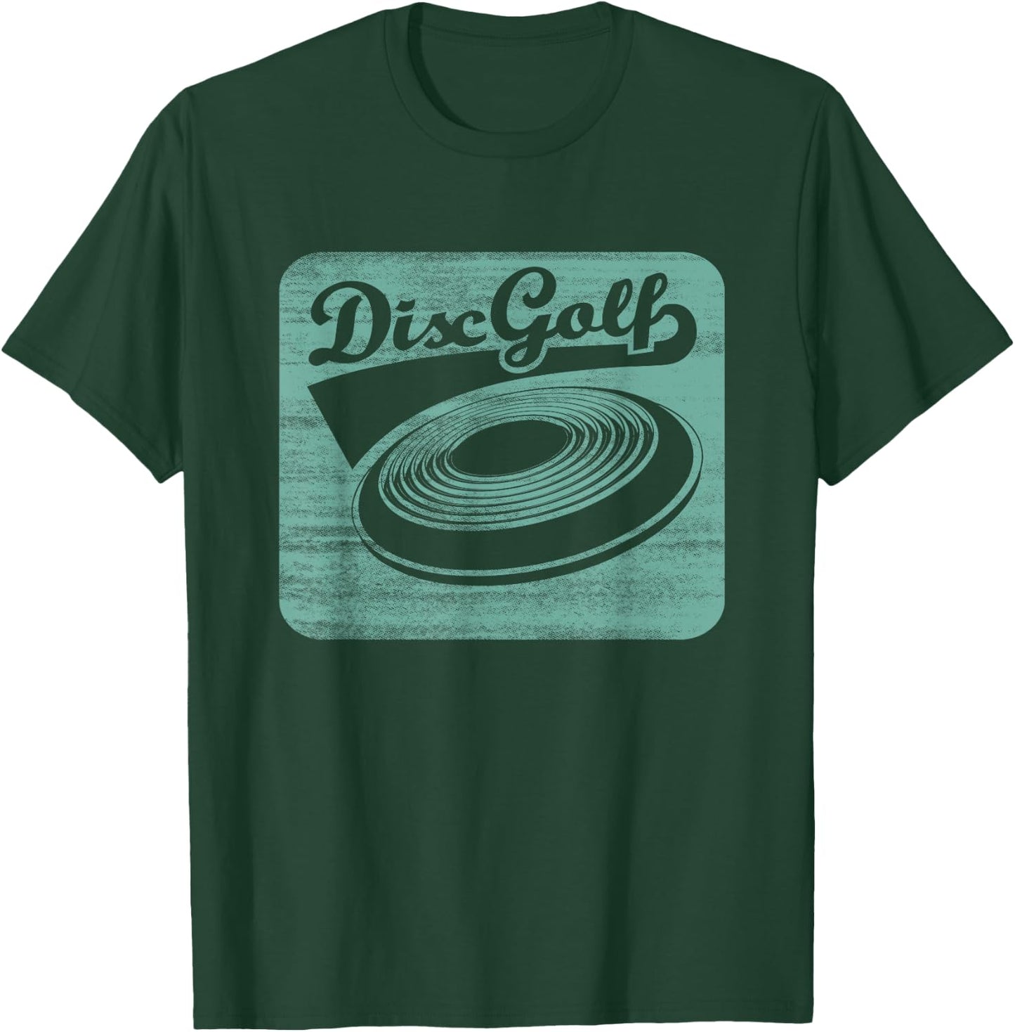 Disc Golf In Retro Vintage Style Frisbee Shirt Gift T-Shirt - T-Shirt | Forest