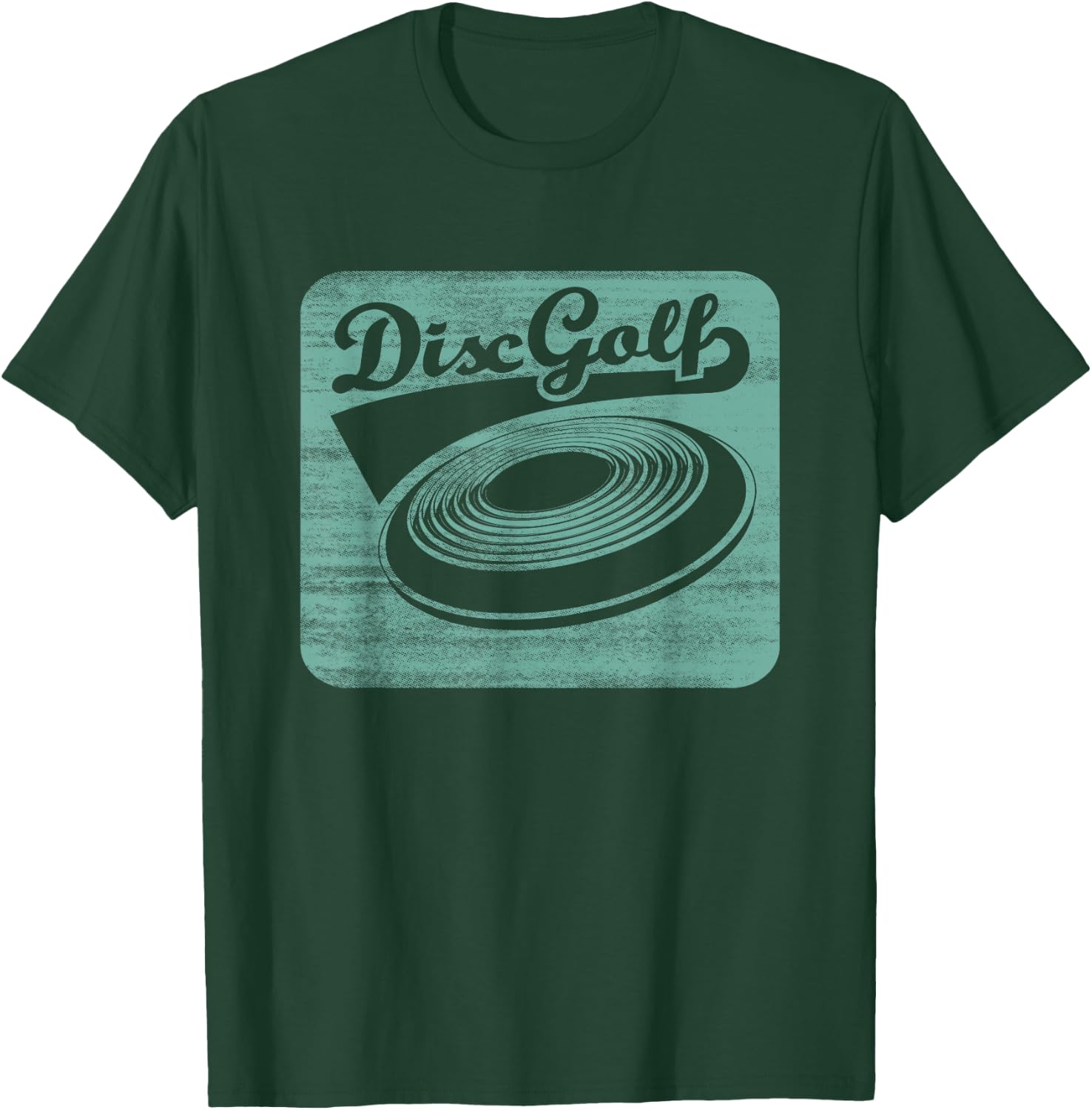Disc Golf In Retro Vintage Style Frisbee Shirt Gift T-Shirt - T-Shirt | Forest
