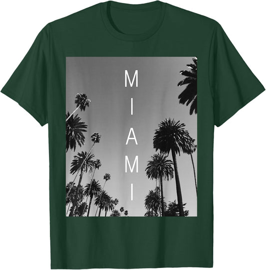 Miami Beach South Beach Florida Fl Souvenir Gift T-Shirt - T-Shirt | Forest