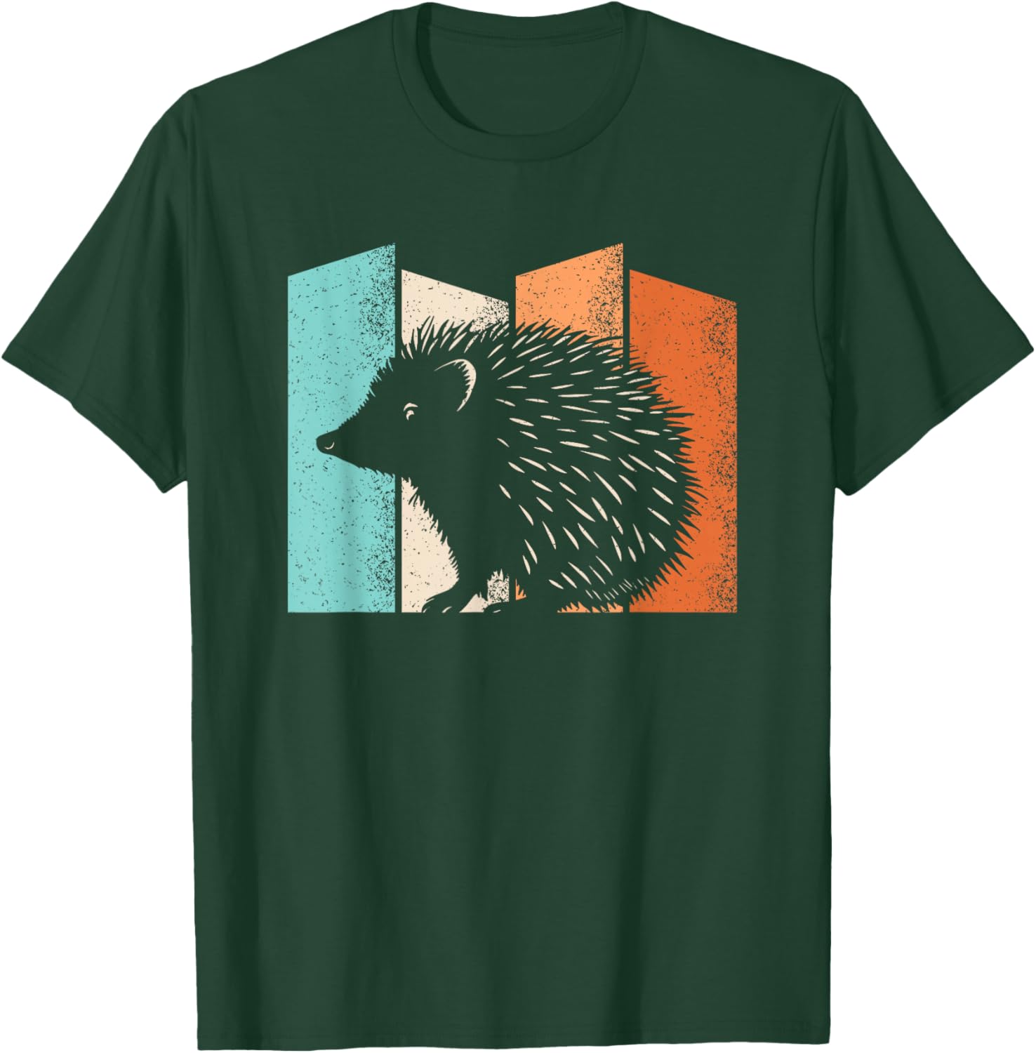 Retro Hedgehog Lover Vintage Men Women Kids T-Shirt - T-Shirt | Forest
