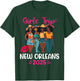 Black Girls Trip New Orleans 2025 Vacation Matching T-Shirt - T-Shirt | Forest