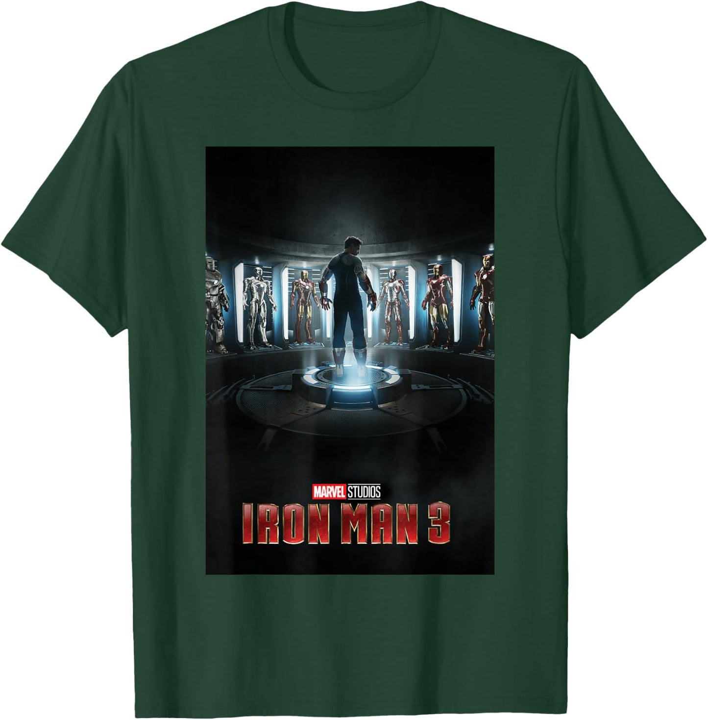 Marvel Studios Iron Man 3 Movie Poster Graphic T-Shirt - T-Shirt | Forest