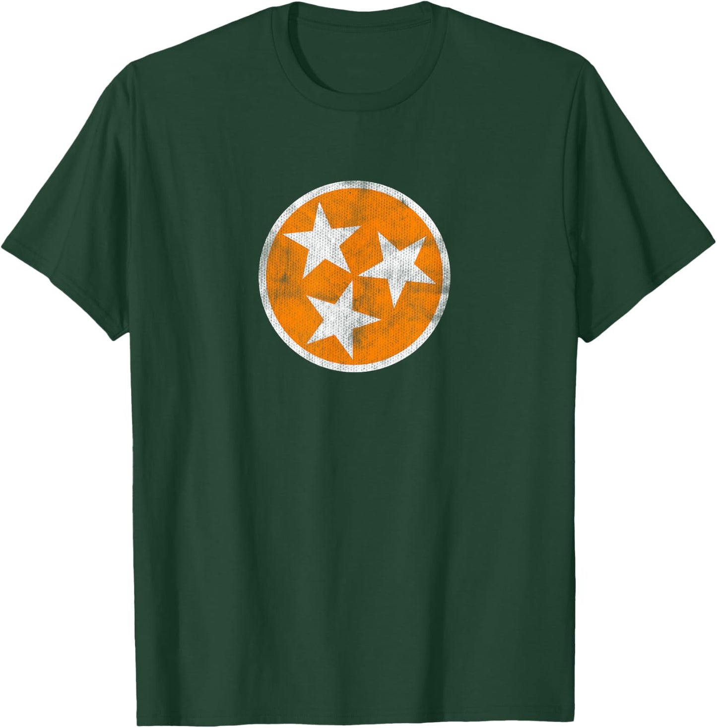 Vintage Tennessee Tri Star Flag Shirt T-Shirt - T-Shirt | Forest