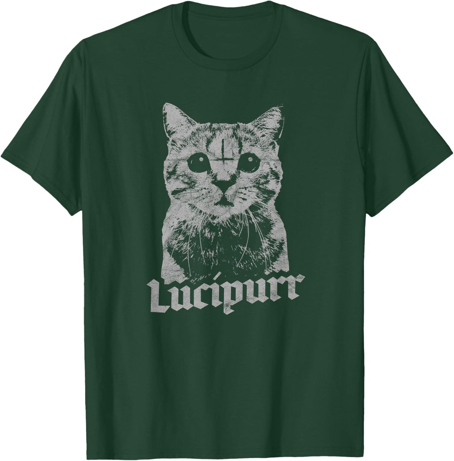 Lucifer Occult Satanic Cat Lucipurr Antichrist Baphomet 666 Women T-Shirt - T-Shirt | Forest