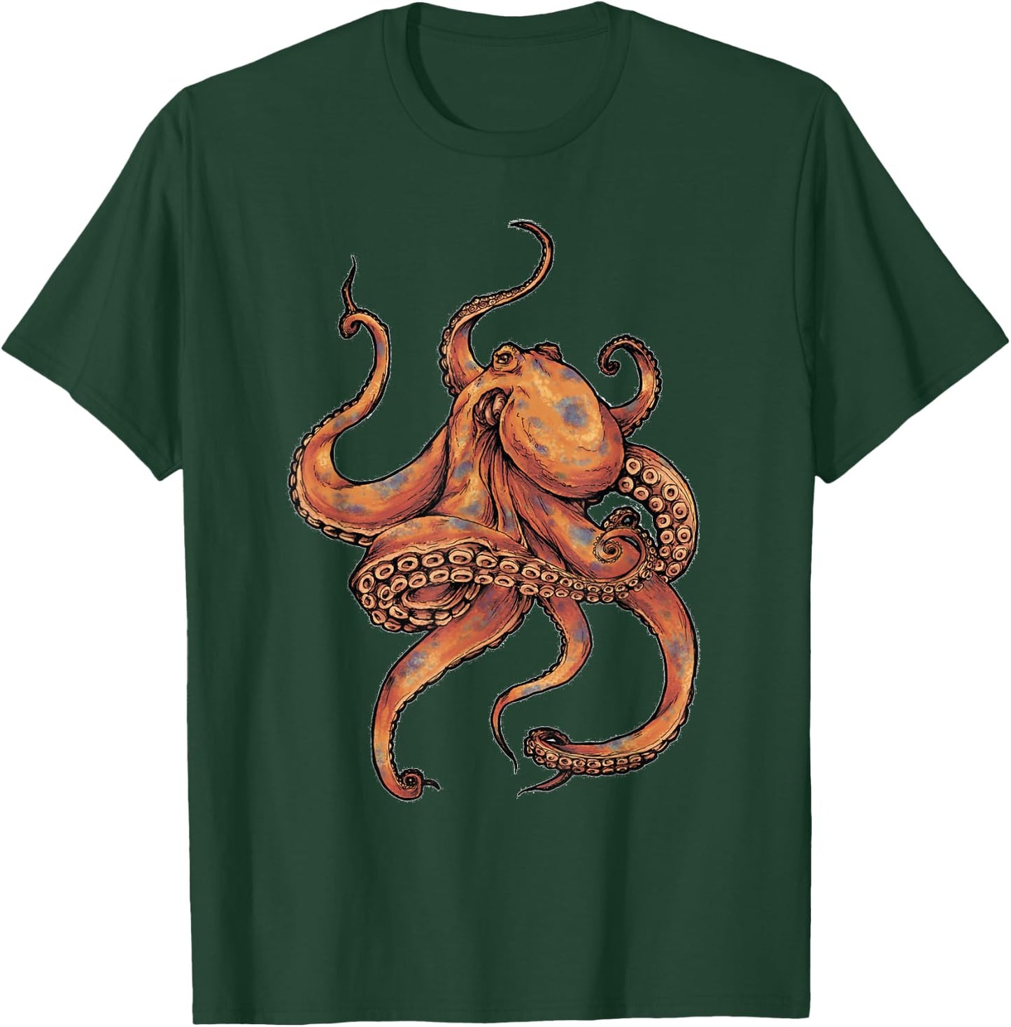 Octopus T Shirt women boys girls kids T-Shirt - T-Shirt | Forest