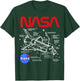 NASA Space Shuttle Schematic Layout T-Shirt - T-Shirt | Forest