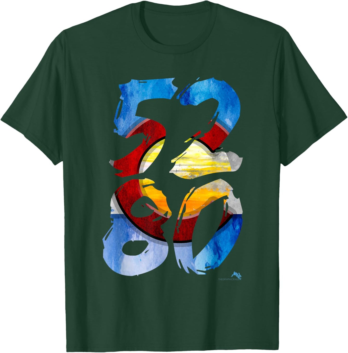 5280 Mile High Colorado T-Shirt - T-Shirt | Forest