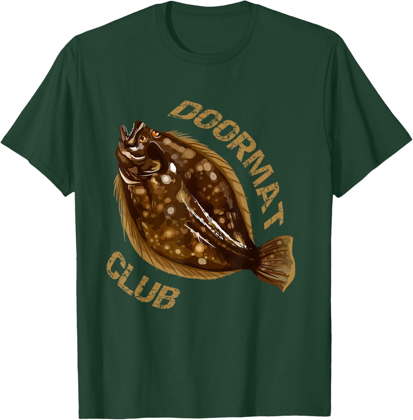 Doormat Club Summer Flounder Fishing T-Shirt - T-Shirt | Forest